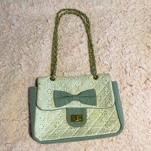 Japanese handbag with bow